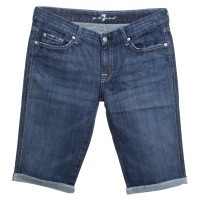7 For All Mankind Short Jeans in Blauw