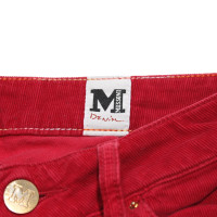 M Missoni Hose aus Baumwolle in Rot