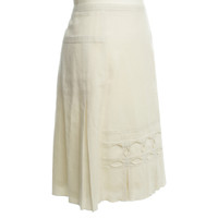 Turnover skirt in cream