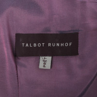 Talbot Runhof Jurk in Blauw