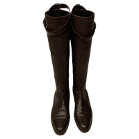 Unützer Bottes en Cuir en Marron