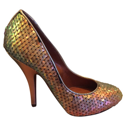 Missoni Pumps/Peeptoes Leather in Gold