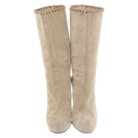 D&G Boots Suede in Beige