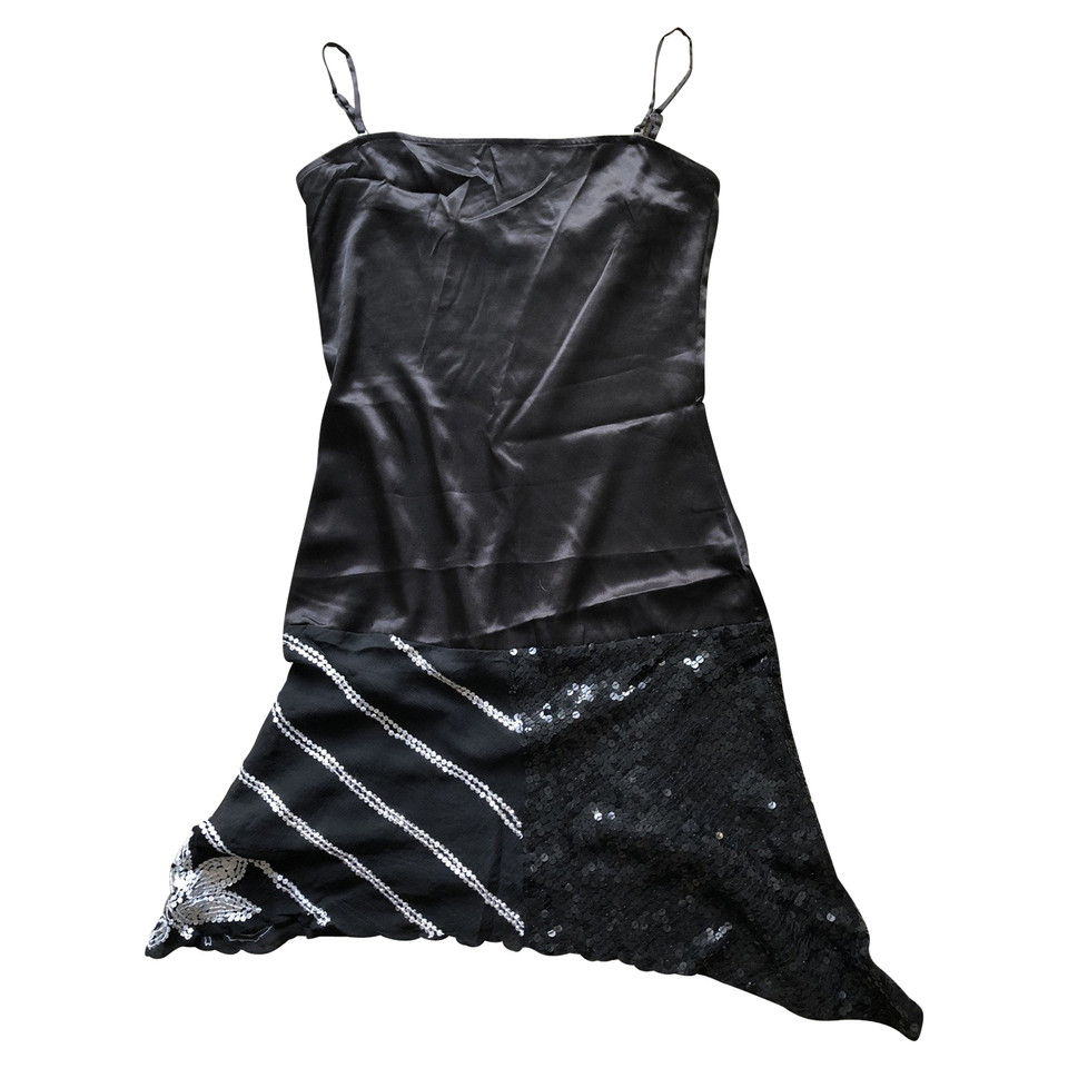 Armani Jeans Dress Silk in Black