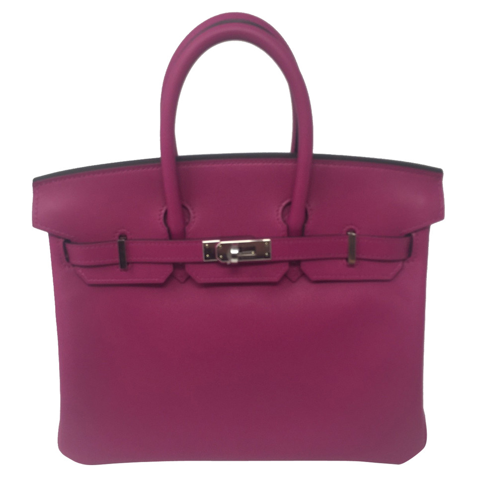 Hermès Birkin Bag 25 en Cuir en Fuchsia