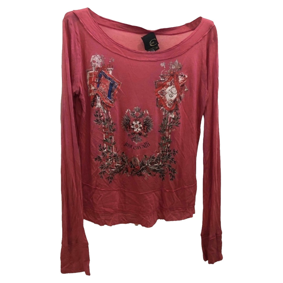 Just Cavalli Tricot en Coton en Fuchsia