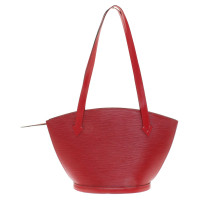 Louis Vuitton "Saint Jacques Epi leather" in red