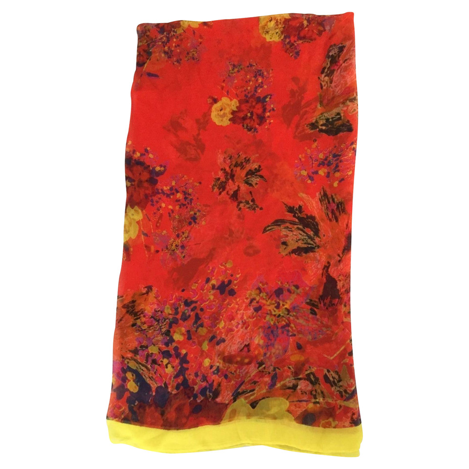 Erdem Silk scarf with floral pattern