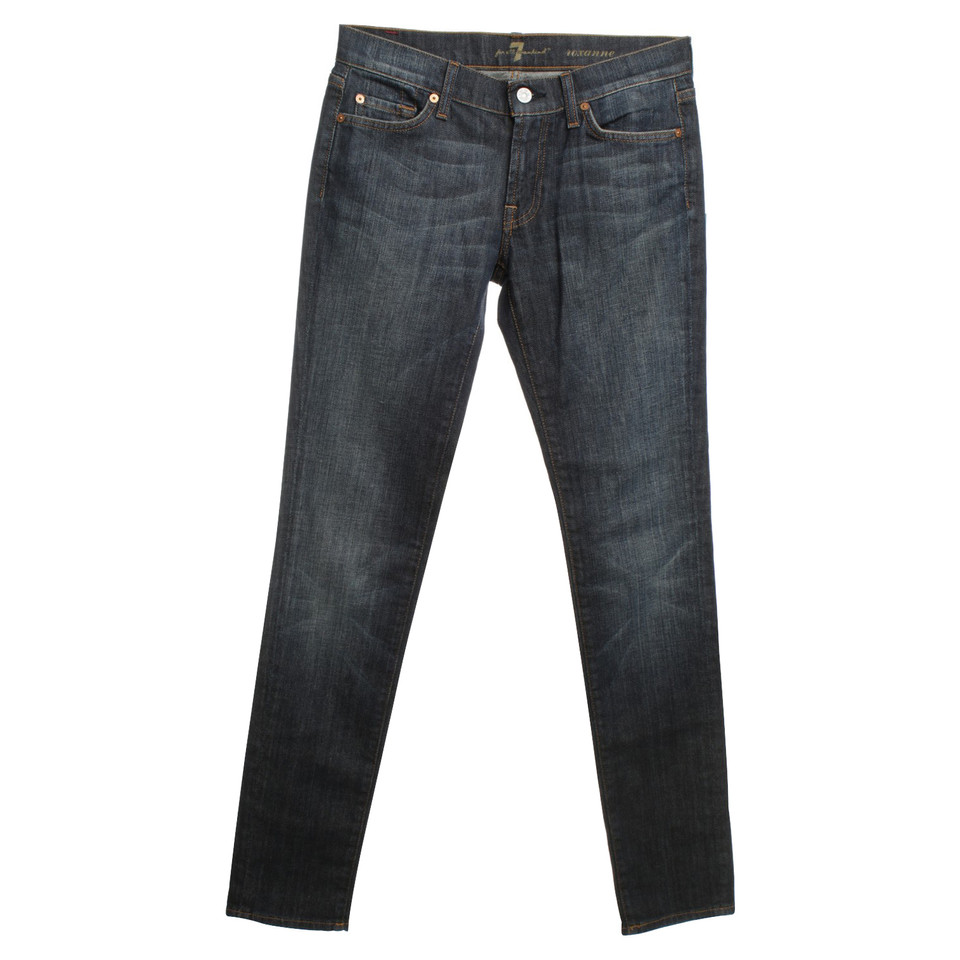 7 For All Mankind Jeans "Roxanne" in Dunkelblau
