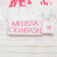 Melissa Odabash Strandjurk in wit / roze