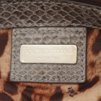 Dolce & Gabbana Python leer handtas