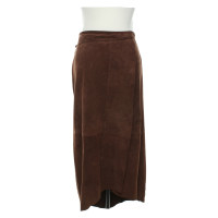 Riani Skirt Suede in Brown