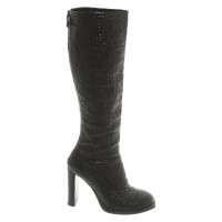 Vic Matie Boots Leather in Black