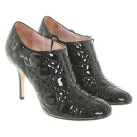 Christian Dior Lakleren laarzen in zwart