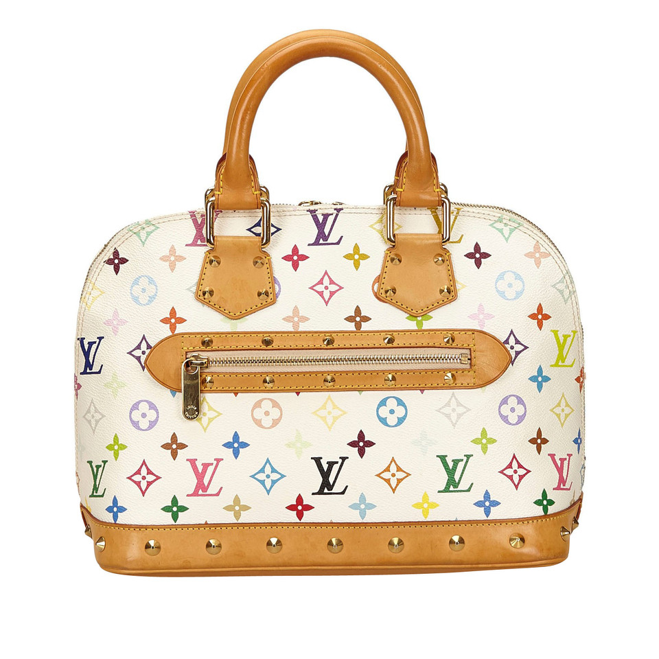 Louis Vuitton Alma PM32 aus Canvas in Weiß