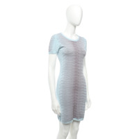 French Connection Knit dress in light blue / grey