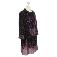 Anna Sui Silk dress with pattern