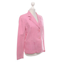 Max Mara Blazer aus Baumwolle in Rosa / Pink