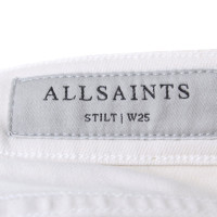 All Saints Jeans in romig wit