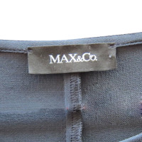 Max & Co abito petrolio con cerniera