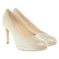 Högl Pumps/Peeptoes Patent leather in Cream