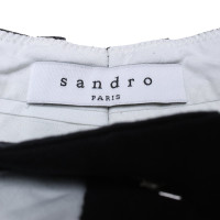 Sandro Trousers Wool in Blue