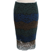 Sandro Pencil skirt with lace