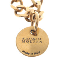 Alexander McQueen Gold colored necklace with pendant