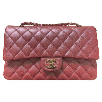 Chanel Timeless Classic en Cuir en Rose/pink