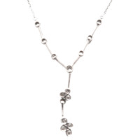 David Morris Necklace White gold in Silvery