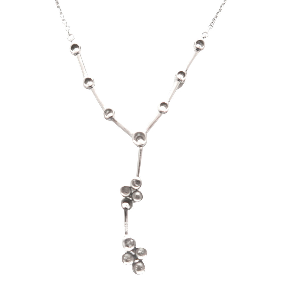 David Morris Necklace White gold in Silvery