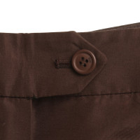 Christian Dior pantaloni di seta in marrone
