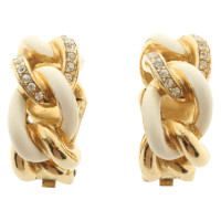 Christian Dior Ear clips in gold colors