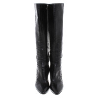 Richmond Stiefel aus Leder in Schwarz