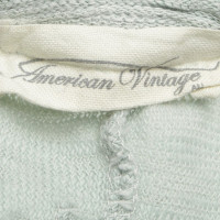 American Vintage Top in mintgroen