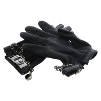 Gucci Gloves Leather in Blue