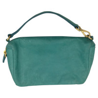 Miu Miu Clutch Bag Leather in Turquoise