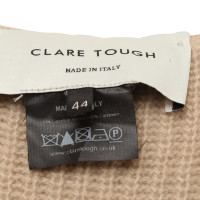 Clare Tough vestito lavorato a maglia in beige
