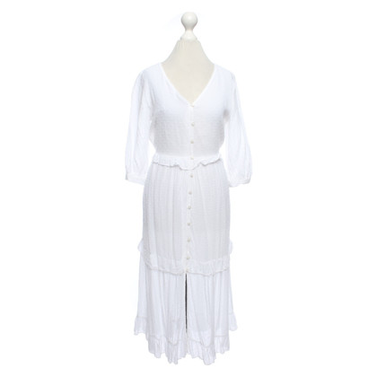 Rich & Royal Kleid aus Viskose in Weiß