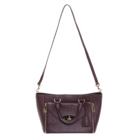 Mulberry Willow Tote made of leather in Bordeaux