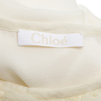 Chloé Zijden blouse in crème