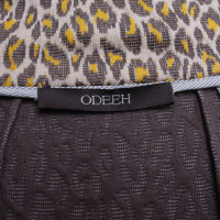 Odeeh Manteau avec motif léopard