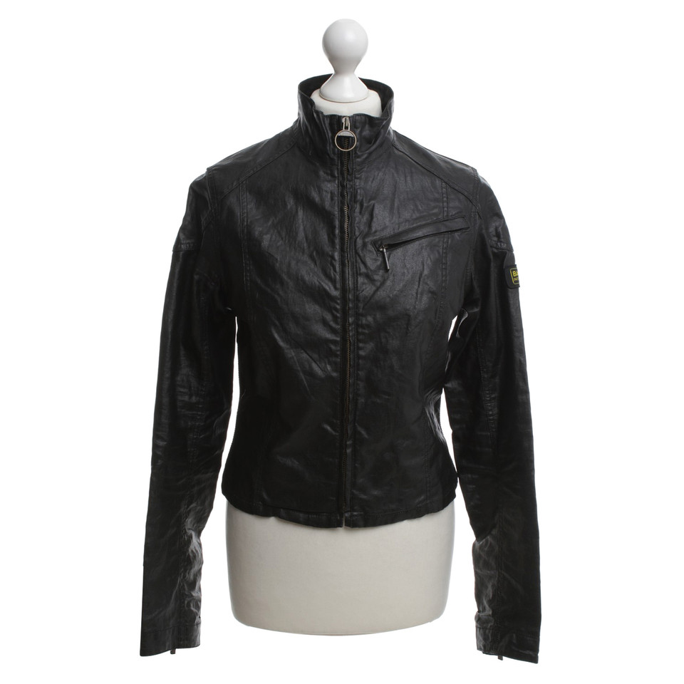 Barbour Linnen-Jacket in zwart