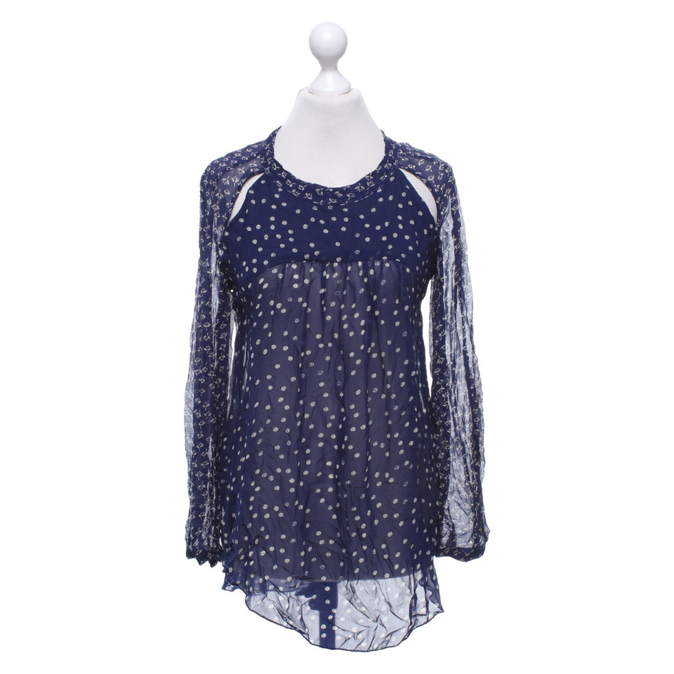 Isabel Marant Etoile Top Viscose in Blue