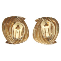 Christian Dior Gouden clip oorbellen
