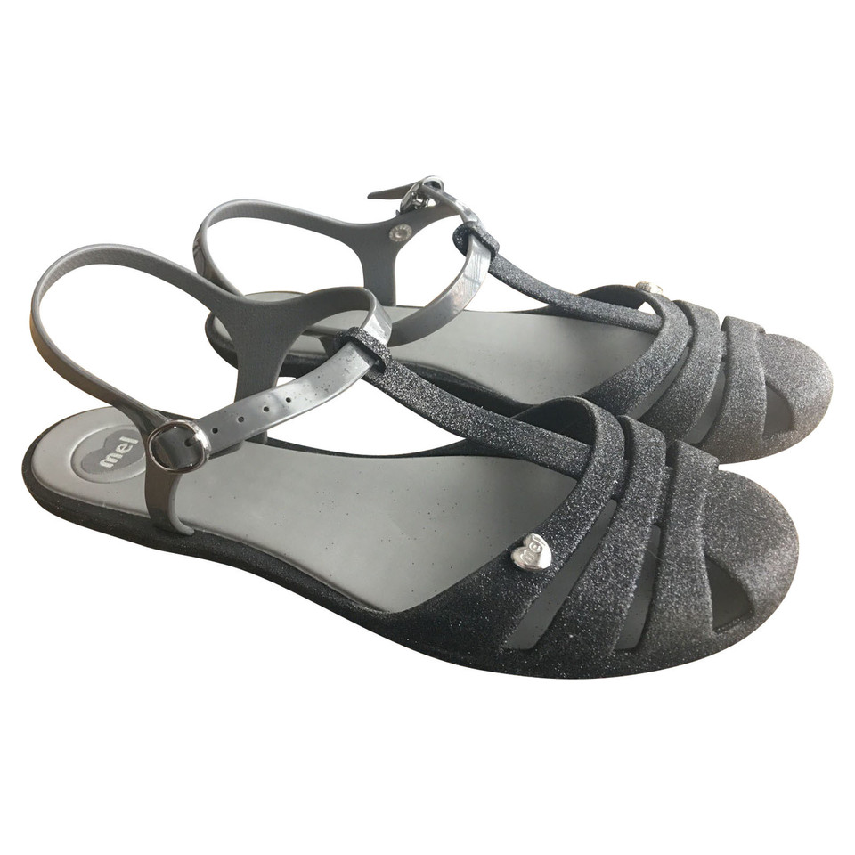 Melissa Odabash Sandals in Grey