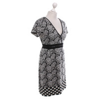 Twin Set Simona Barbieri Knit dress in black and white