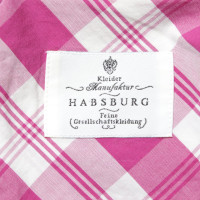 Habsburg Bluse mit Karo-Muster