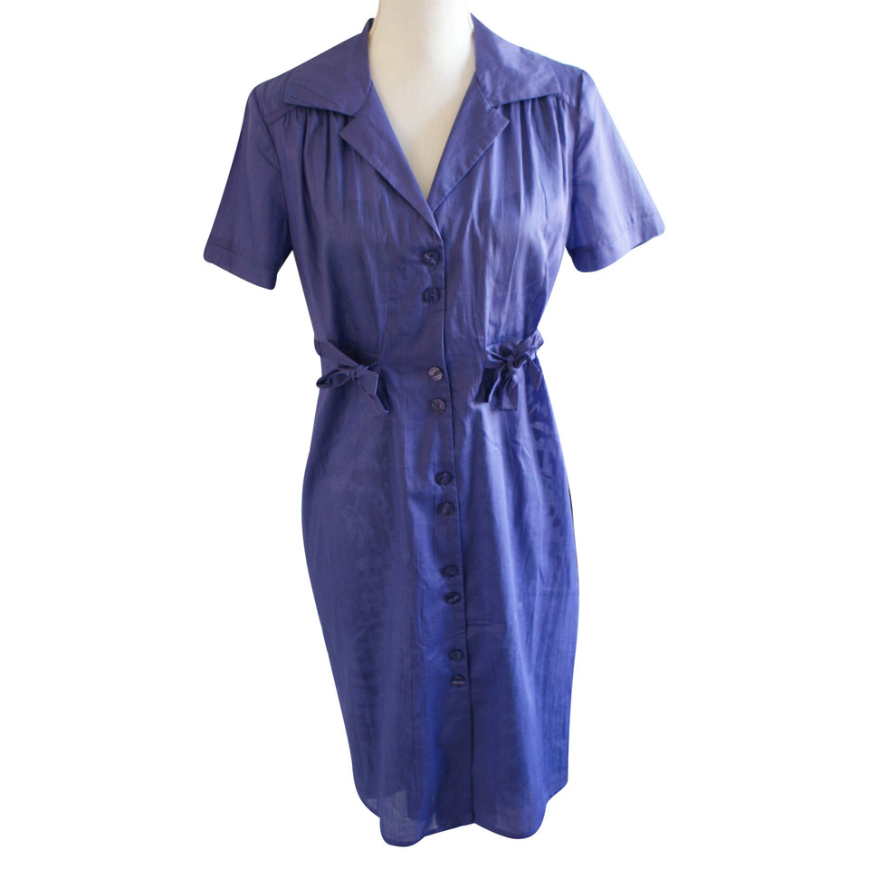 Louis Feraud Kleid aus Baumwolle in Violett