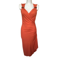 Michael Kors Kleid aus Viskose in Orange